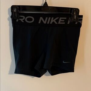 Nike Pro Black Performance Spandex Shorts